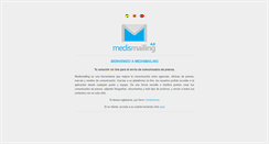 Desktop Screenshot of medismailing.com